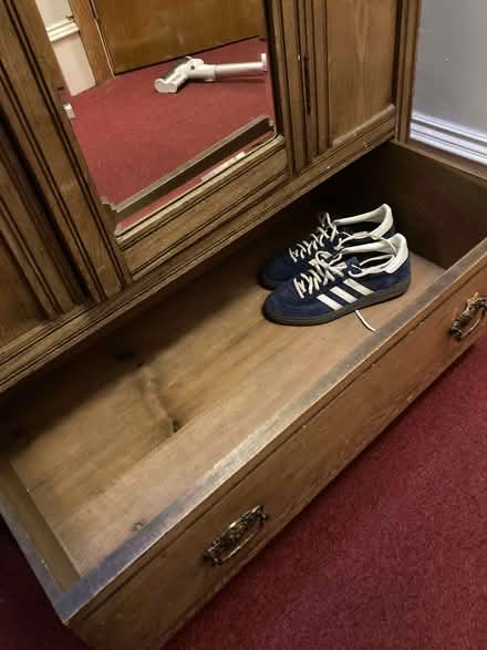 Photo of free Victorian wardrobe with mirror (Woodside G20) #2