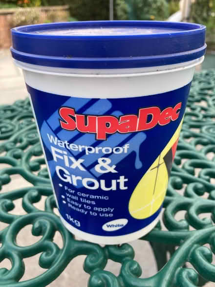 Photo of free Tub of wall tile fix and grout (Oswestry SY11) #1