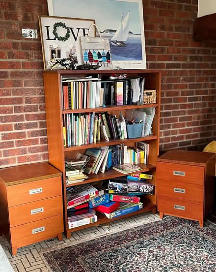 Photo of free Matching bookcase and two side tables (Whixley HG5) #1