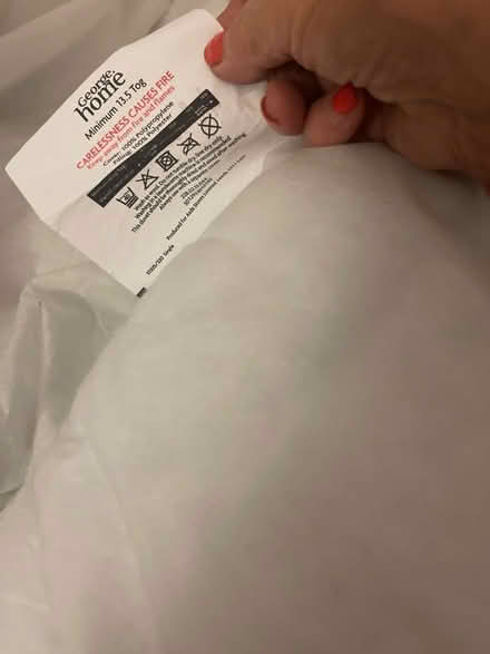 Photo of free Single duvet. 13.5 tog (RG6) #1