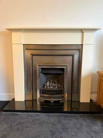 Photo of free Gas fire with surround and hearth (Langley Park DH7) #1