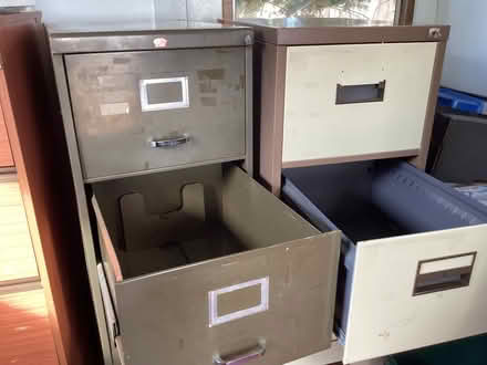 Photo of free Metal filing cabinets (Long Marton CA16) #2