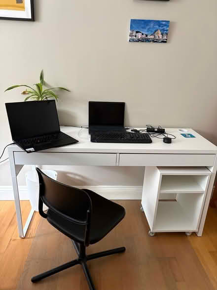 Photo of free Desk with chair and unit (Dublin 15) #1
