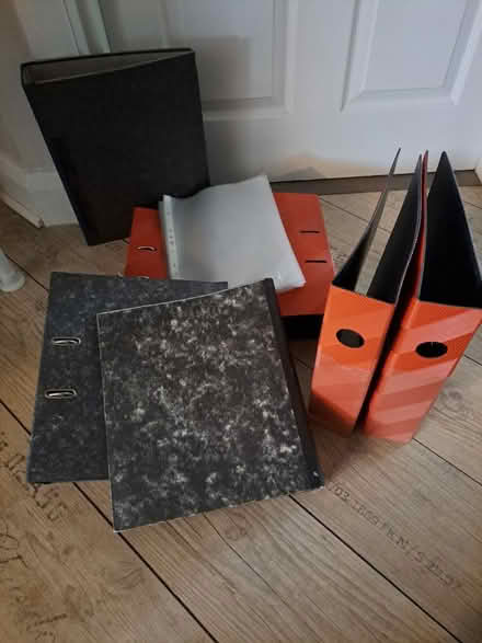 Photo of free Lever Arch Folders & Plastic Slvs (Crofton Park, Brockley) #1