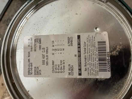 Photo of free Exterior paint 1 gallon dock green (S. 26th St. & S. Ives St) #2
