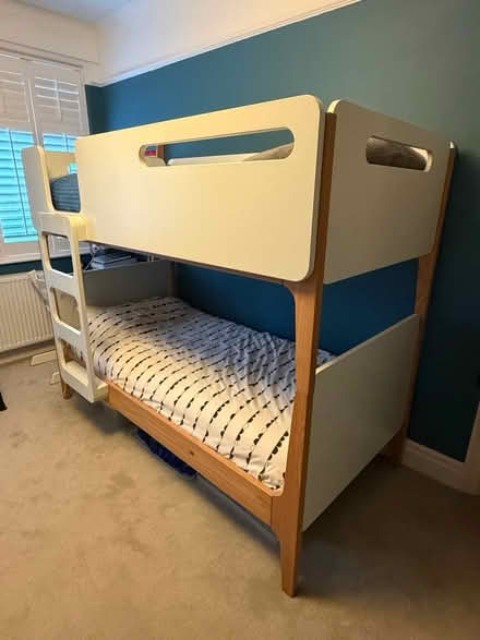 Photo of free Linus Bunk Bed + 2 IKEA Mattresses (East Dulwich, SE22) #2