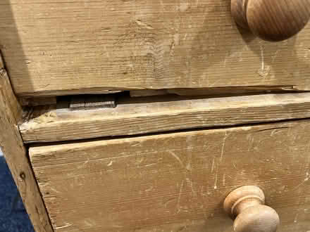 Photo of free Pine chest in need of tlc (Wisewood S6) #2