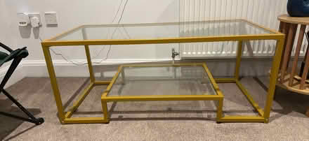 Photo of free Glass coffee table (Shalford) #1