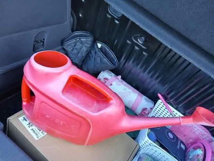 Photo of free Red Plastic Watering Can (Parkhead EH11) #1