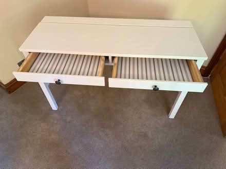 Photo of free IKEA Hemnes white desk (Penrith CA11) #2