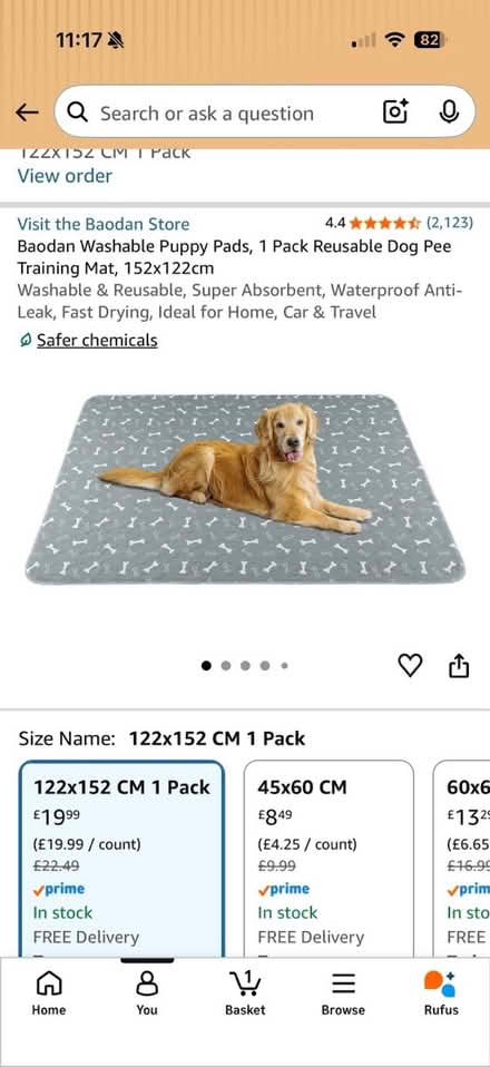 Photo of free Reusable washable puppy pads (Peasedown BA2) #3