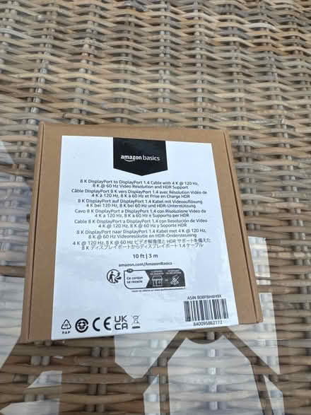 Photo of free 8K Display Port to Display Port 1.4 Cable with 4K@120Hz etc (Bernards Heath AL1) #1