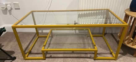 Photo of free Glass coffee table (Shalford) #2