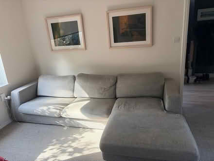 Photo of free Large L shaped couch (Ballsbridge) #1