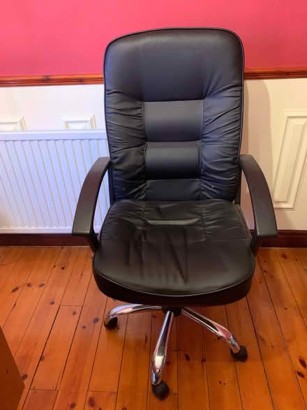 Photo of free 2 gas-lift office chairs (Millhouse Green S36) #3