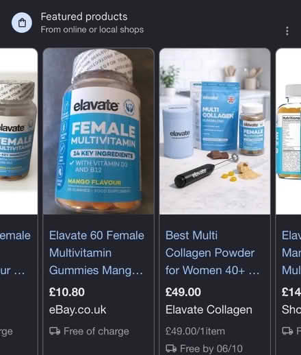 Photo of free Sealed Elavate Women Multivitamins (Raynes Park) #2