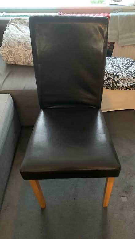 Photo of free 3 leather chairs (AL3 5HR) #1
