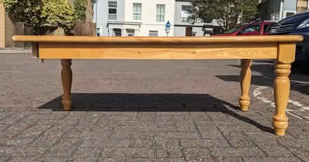 Photo of free Tiled Wooden Table (Missing leg) (PL4 Greenbank.) #2