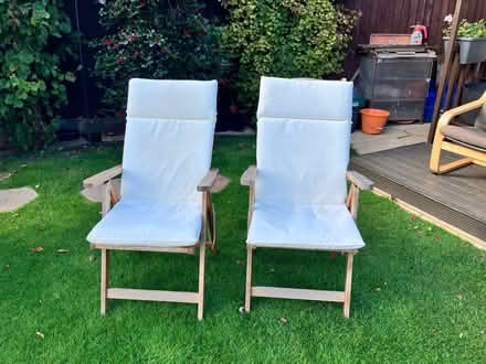 Photo of free Reclining garden chairs (North Otley. LS21.) #1
