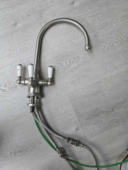 Photo of free Brushed chrome kitchen taps (SW15) #1
