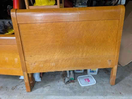 Photo of free Maple veneer head and foot boards (Bel-Red Rd & 148th Ave) #1