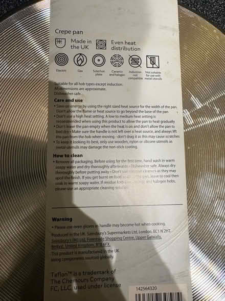 Photo of free Crêpe pan (Southfields SW18) #2