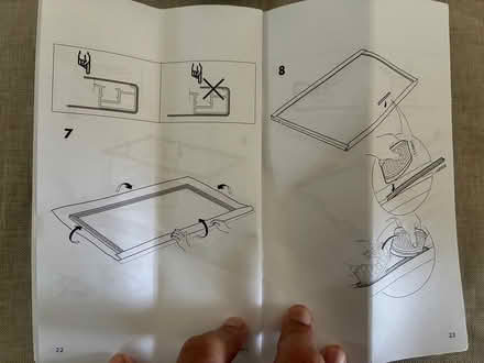 Photo of free IKEA canvas framing hardware kit (Winston Churchill and Eglinton) #4