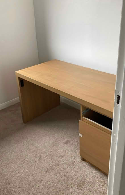 Photo of free Oak IKEA desk (Calcot RG31) #1