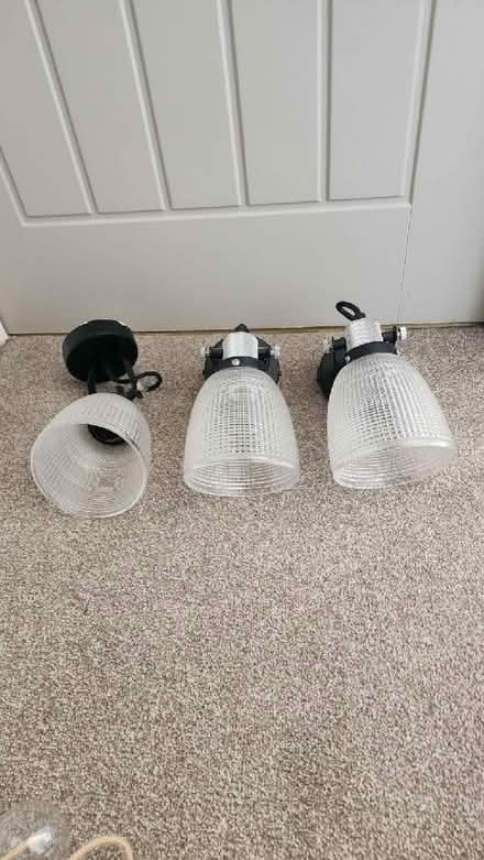 Photo of free 3 x wall lights (Congleton CW12) #1