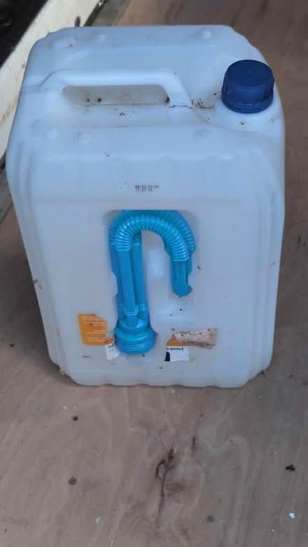 Photo of free 10 litre container ~ empty adblue (Cashes green GL5) #1