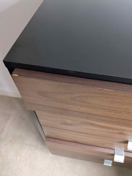 Photo of free Black & brown chest of drawers (W5) #2