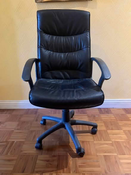 Photo of free 2 gas-lift office chairs (Millhouse Green S36) #1