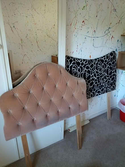 Photo of free Single bed headboards (Plox Green SY5) #1