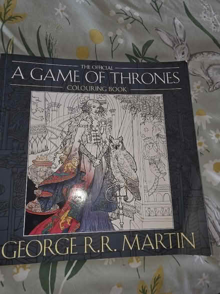 Photo of free Games of Thrones colouring book unused (Rufford L40) #1