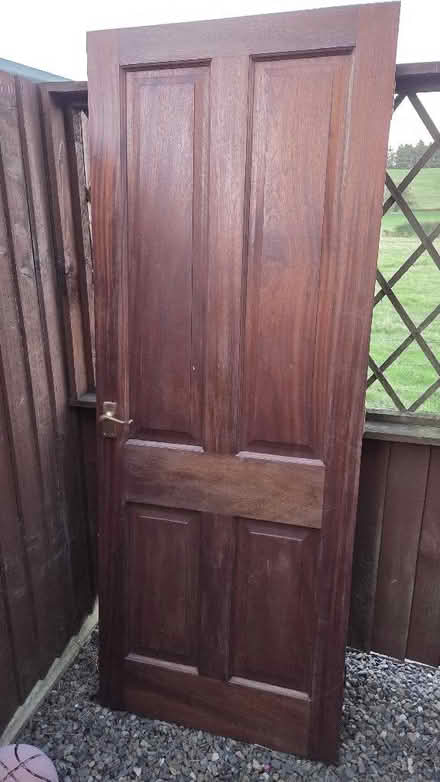 Photo of free 3x Solid Wood Internal Doors, 1x Glazed (Clungunford CP SY7) #2