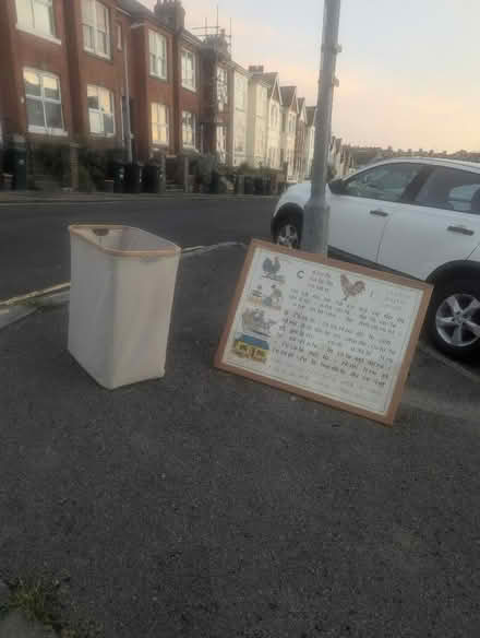 Photo of free Good quality large Laundry basket and print (Hartington Road BN2) #1
