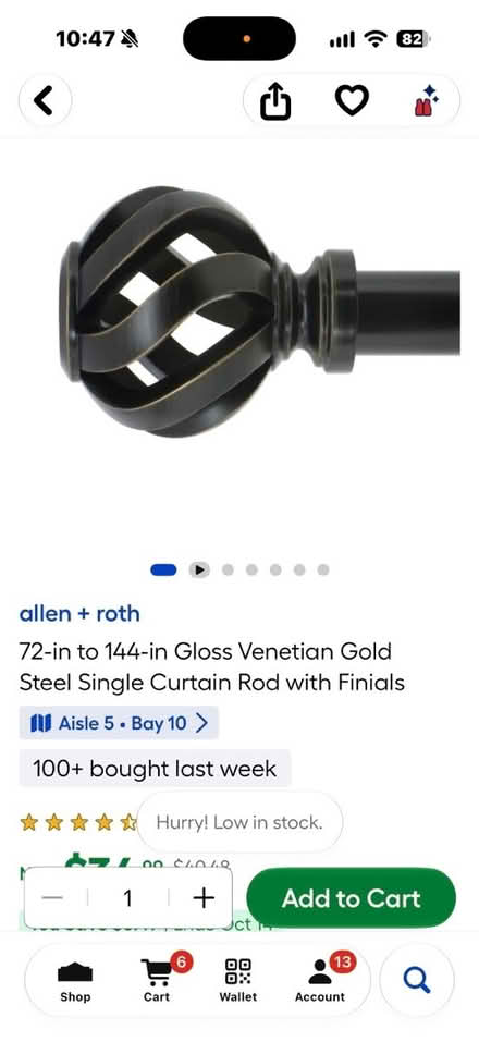 Photo of free Curtain rods (Belford) #1