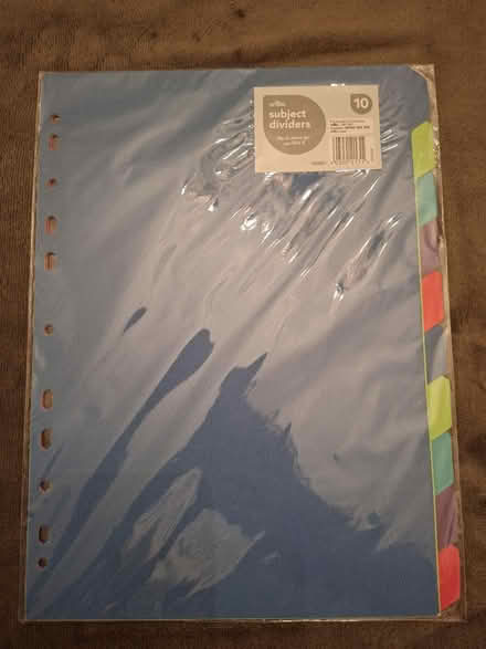 Photo of free Subject Dividers - Multicoloured (Wolverton, MK12) #1