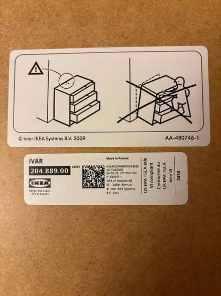 Photo of free Ikea Ivar Drawers (Alconbury PE28) #2