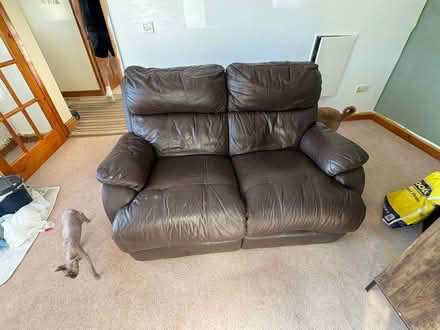 Photo of free 2 seater recliner sofa (Oswestry SY11) #2