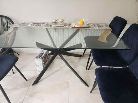 Photo of free Glass Dining Table (Firhouse, Dublin) #1