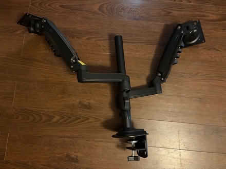 Photo of free 2 arm monitor mount (Kanata/Stittsville) #1