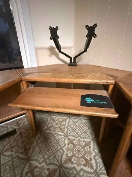 Photo of free Corner computer desk (Cambrian park) #4