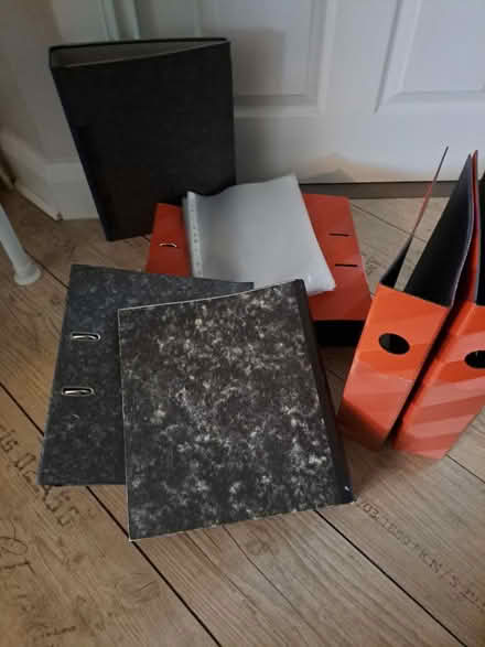 Photo of free Lever Arch Folders & Plastic Slvs (Crofton Park, Brockley) #2