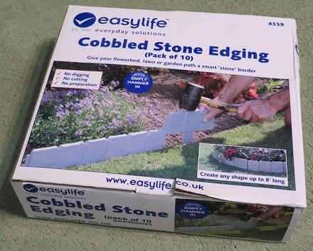 Photo of free Edging for flower beds, mock brick/stone finish (plastics). (Addiscombe CR0) #3