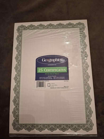 Photo of free Printable Certificates - A4 (Wolverton, MK12) #1