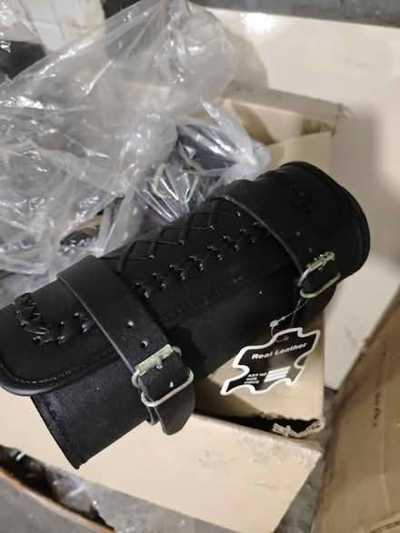 Photo of free motorcycle leather tool rolls - damaged (Gorse Hill M32) #1