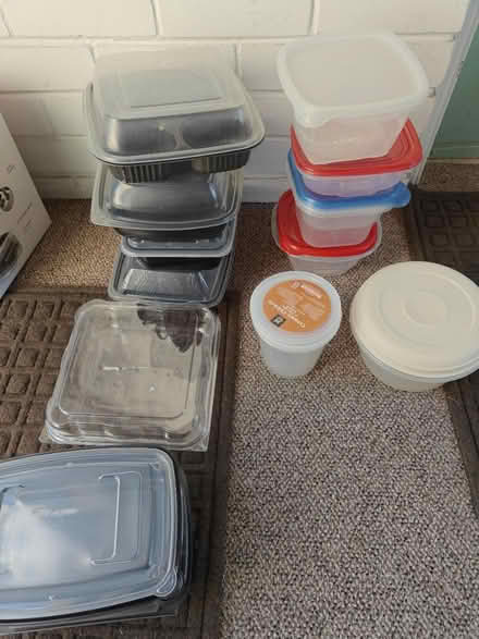 Photo of free Plastic food containers-Livonia (Livonia) #1