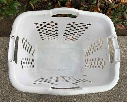 Photo of free Laundry basket with handles (Valencia Avenue, Sunnyvale) #2