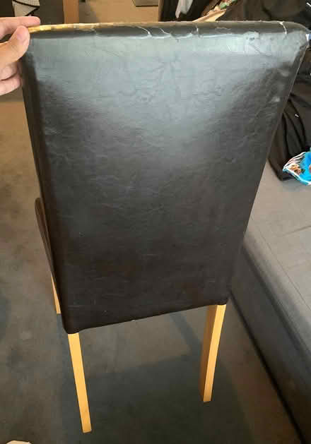Photo of free 3 leather chairs (AL3 5HR) #2